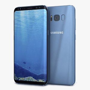 samsung galaxy s8 coral 3D
