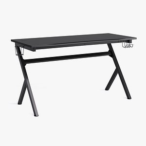 Gaming computer desk NAN-NJ-TG-D1904L-GG 3D model