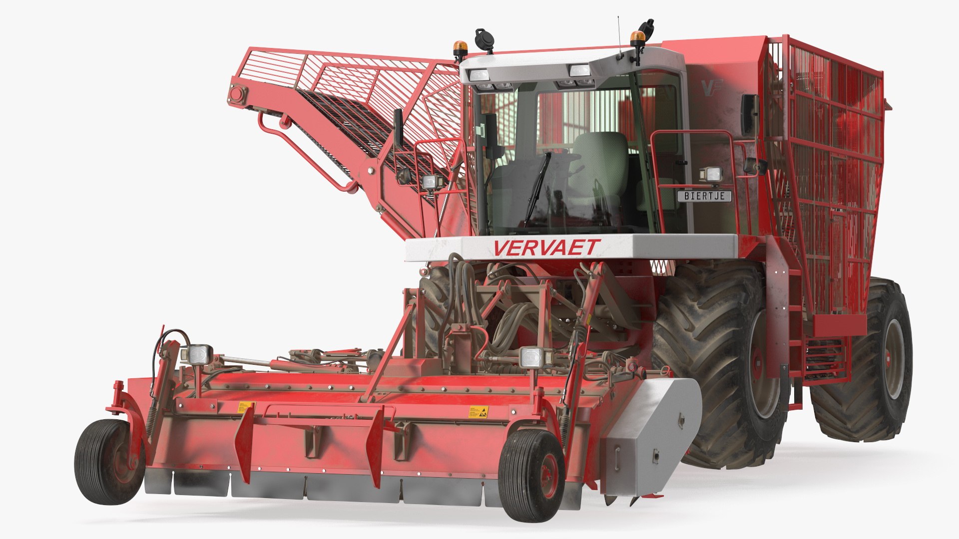 Vervaet 17T Beet Harvester Dusty 3D model preview