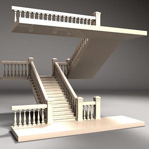 staircase 3d 3ds