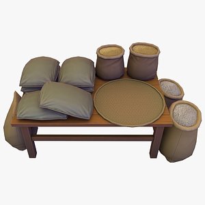 Ancient Chinese Grain 3D