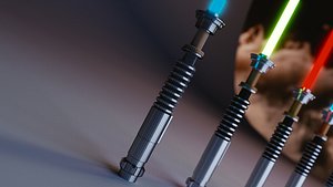 light saber 3d obj