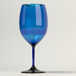 Blue Wine Glass