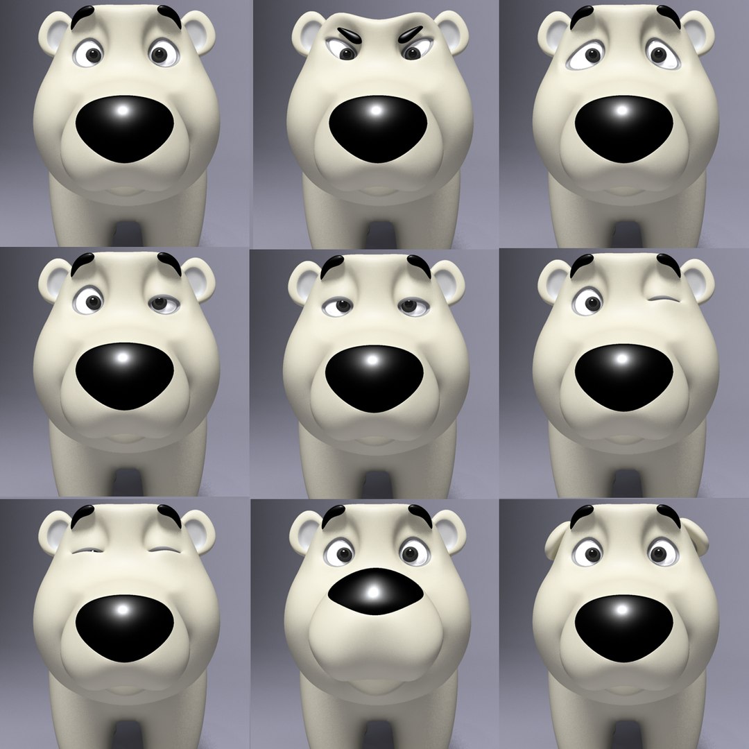 Max Cartoon Bear Rigged