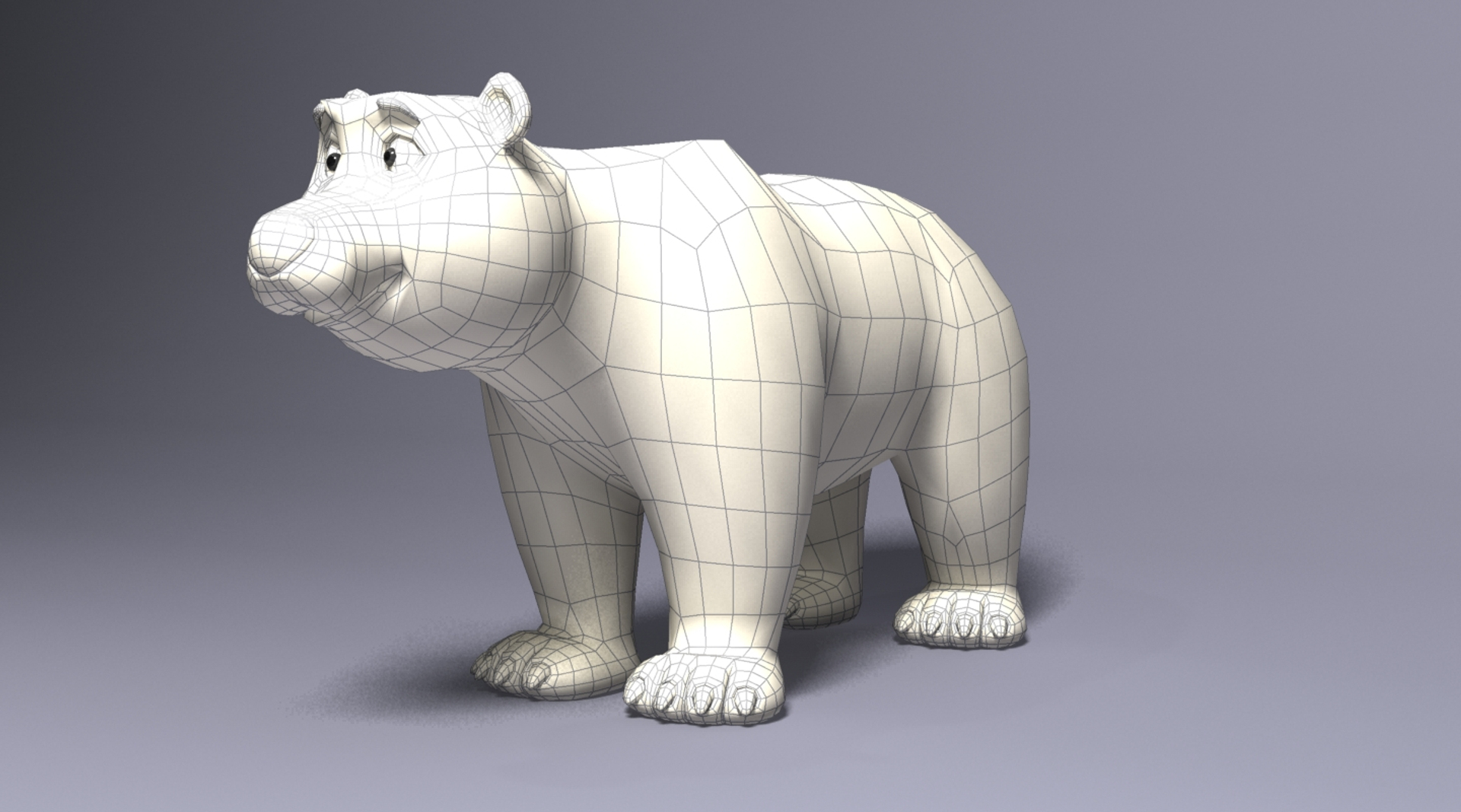 Max Cartoon Bear Rigged