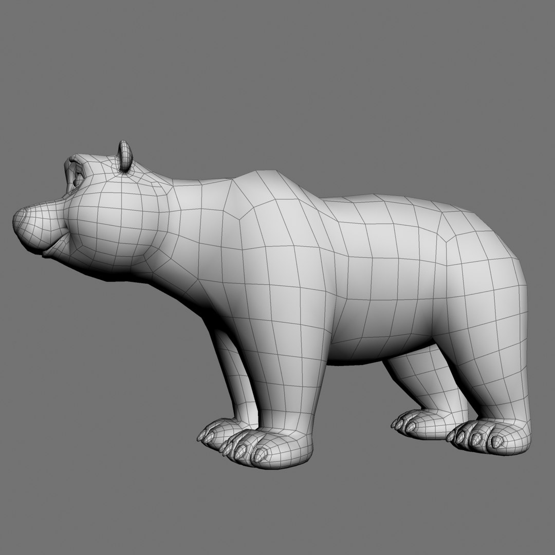 Max Cartoon Bear Rigged