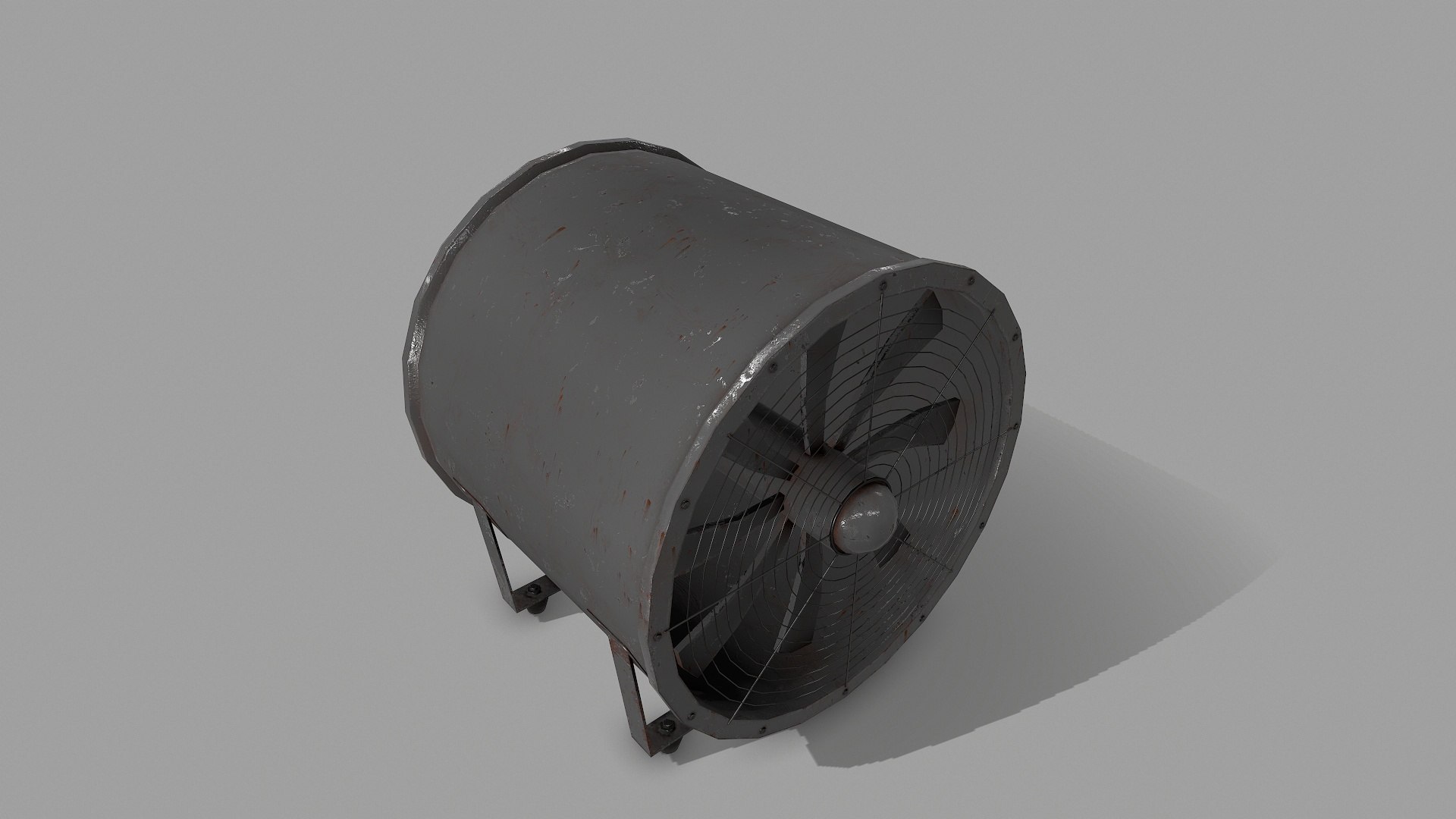 3D Industrial Rusted Fan - TurboSquid 1734193