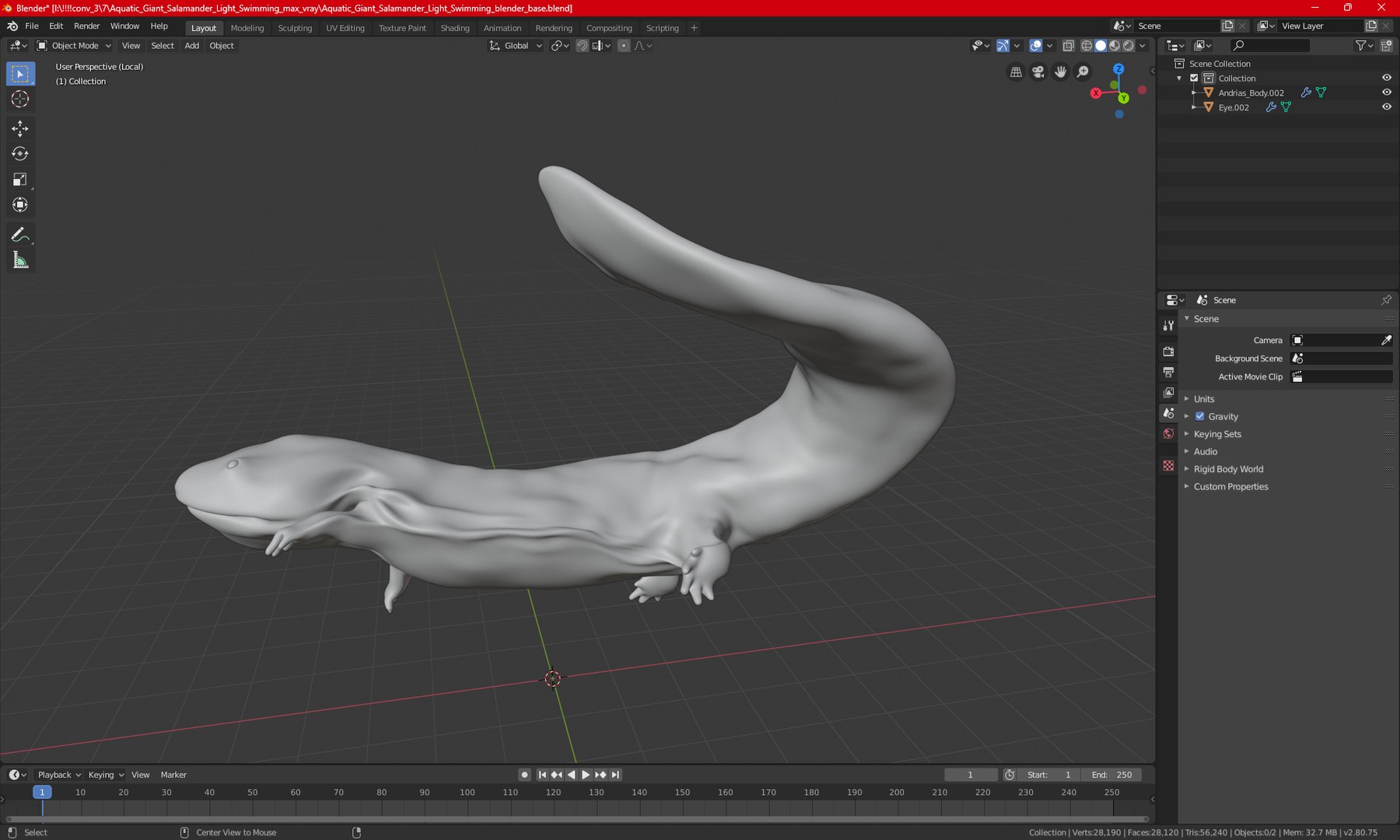 3D model Aquatic Giant Salamander Light Wet Swimming https://p.turbosquid.com/ts-thumb/mu/FeOjMP/3L/aquaticgiantsalamanderlightwetswimming3dmodel020/jpg/1716326667/1920x1080/fit_q87/b22d9814fa33f4d92aac1ee50d4b66038da97001/aquaticgiantsalamanderlightwetswimming3dmodel020.jpg