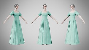 Dress 27 Cyan