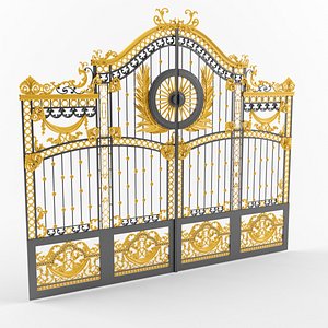 3d model buckingham palace gates