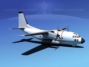 aircraft spartan transports 3d model