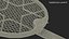 Mosqzap Foldable Bug Zapper Racket 3D