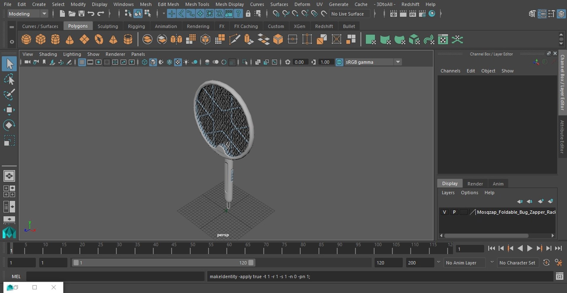 Mosqzap Foldable Bug Zapper Racket 3D https://p.turbosquid.com/ts-thumb/mu/TQOqlv/Hv/mosqzapfoldablebugzapperracketc4dmodel017/jpg/1703147888/1920x1080/fit_q87/b52ca41f47c28d291944d024d303038345238f04/mosqzapfoldablebugzapperracketc4dmodel017.jpg