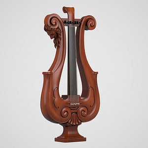 3d antique lyre model