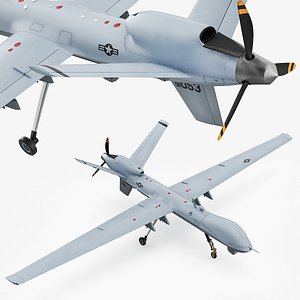 General Atomics MQ-9 Reaper UAV 3D model
