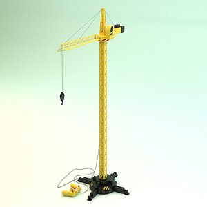 3d model tower crane