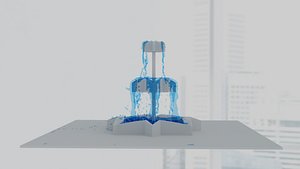 3D Fountain model