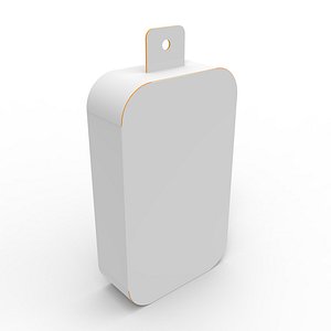 Pillow Pack Packaging Box with Hanger Hole 3D model