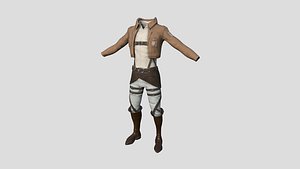 Attack on Titan Outfit 02 Trainee - Character Design Anime