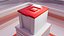 Ballot box with scene 3D model