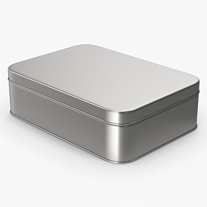 3D model Steel Tin Container