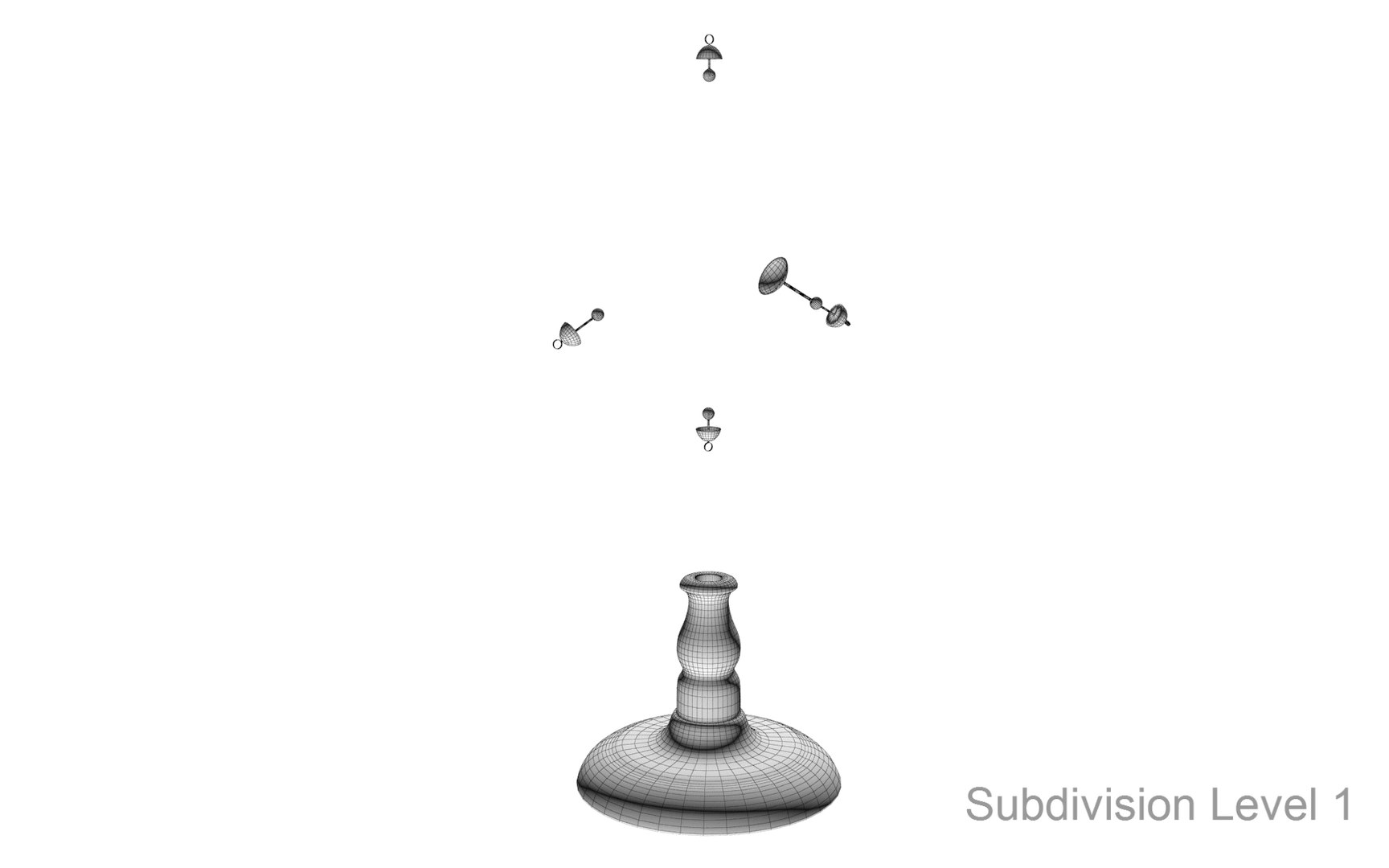3D Two Gas Discharge Tubes Model TurboSquid 2131773