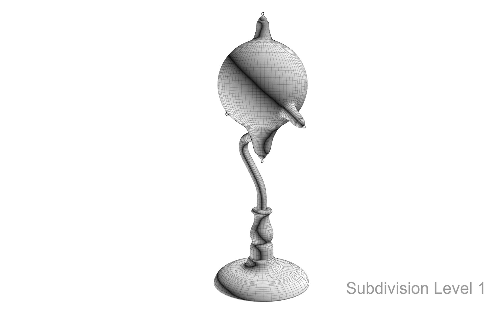 3D Two Gas Discharge Tubes Model TurboSquid 2131773