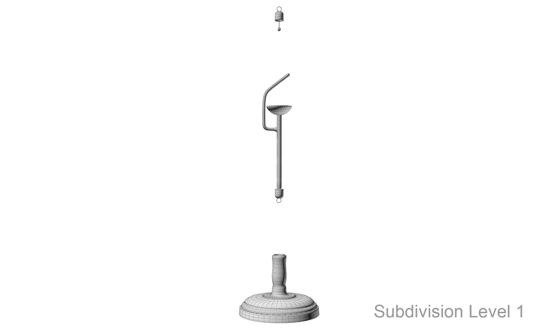 3D Two Gas Discharge Tubes Model TurboSquid 2131773