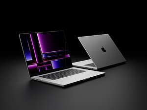 Apple MacBook Pro 14 inch 2023 in Official Design 3D