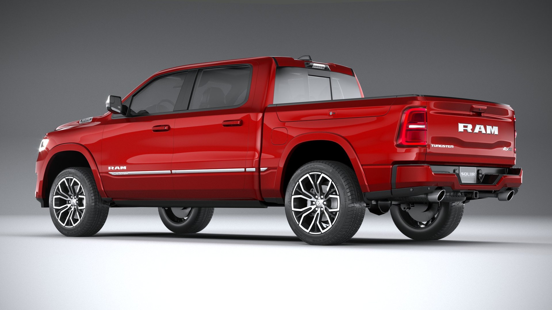 3D Ram 1500 Tungsten 2025 Model - TurboSquid 2217619
