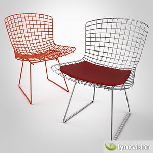 bertoia chair 3d model