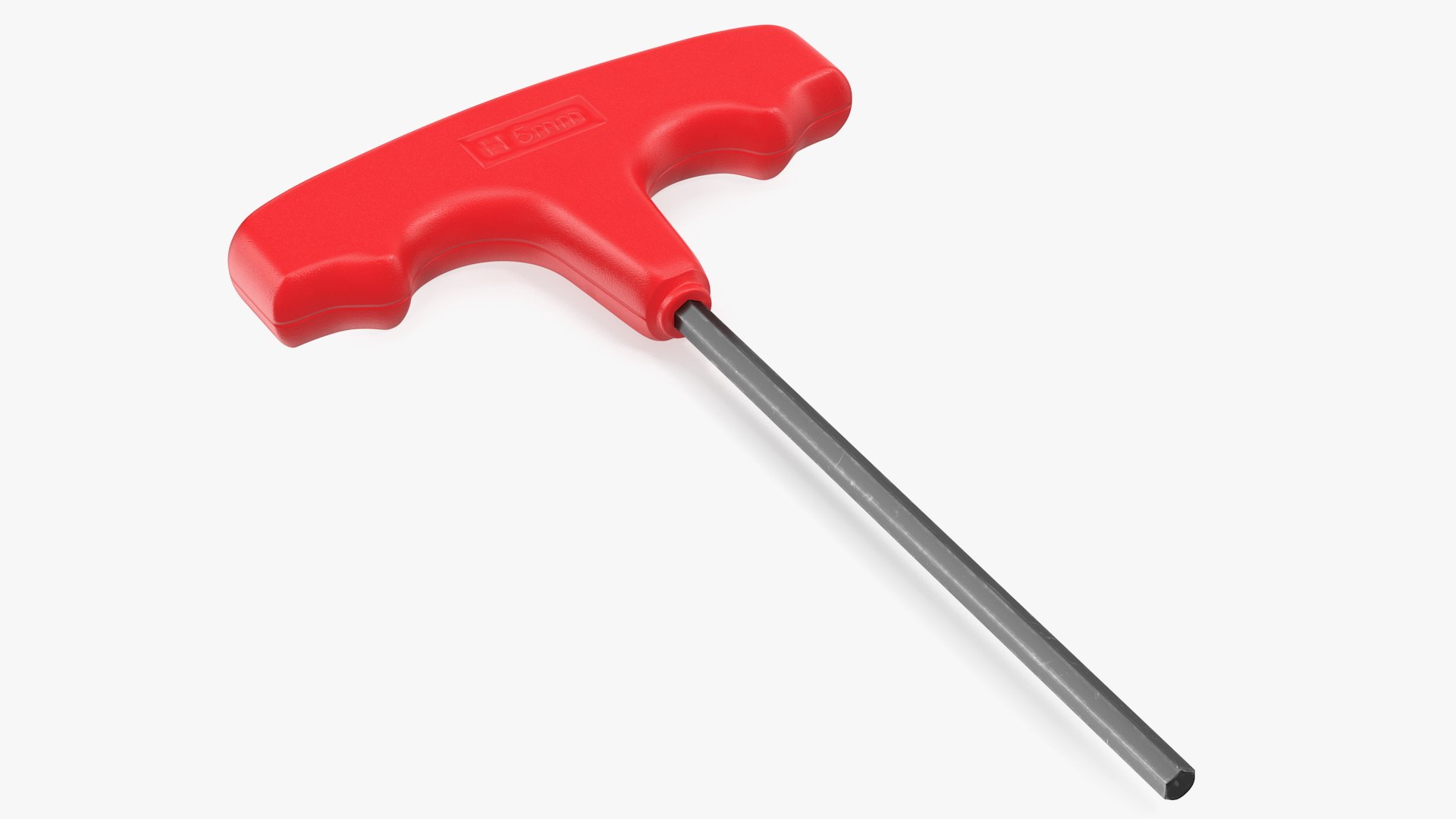 Hex 5mm T Handle Allen Key 3D model preview