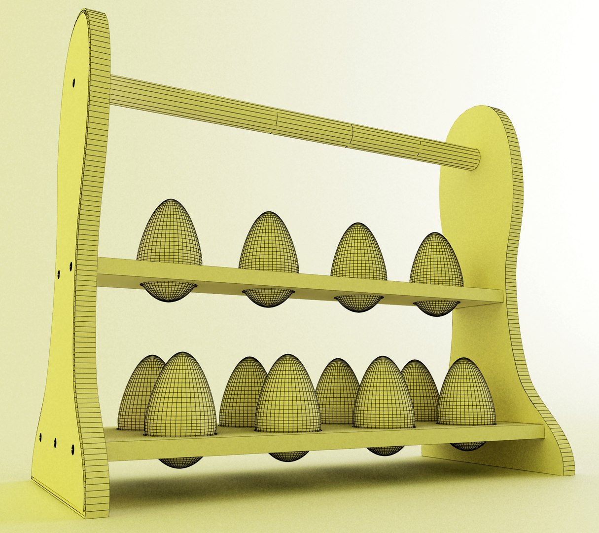 3ds max egg rack