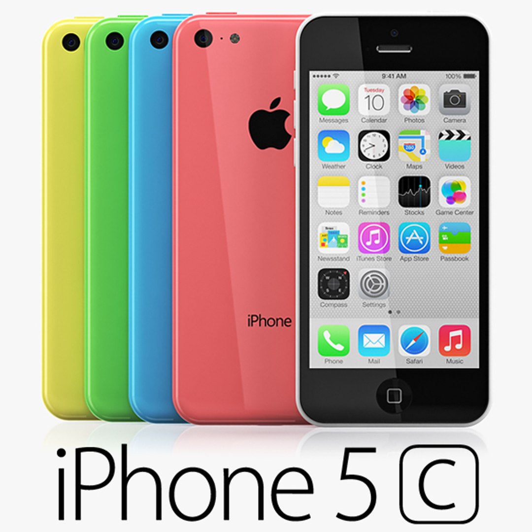 3d Model Copy Iphone 5c Colors