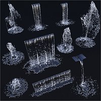 Animated water elements
