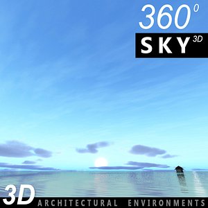 sky clouds 3d max