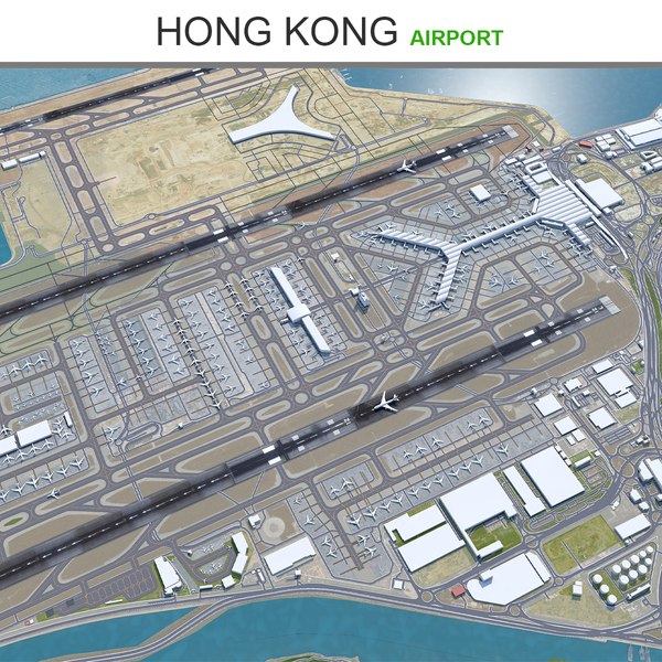 Hong Kong Airport Modelo 3D - TurboSquid 2013520