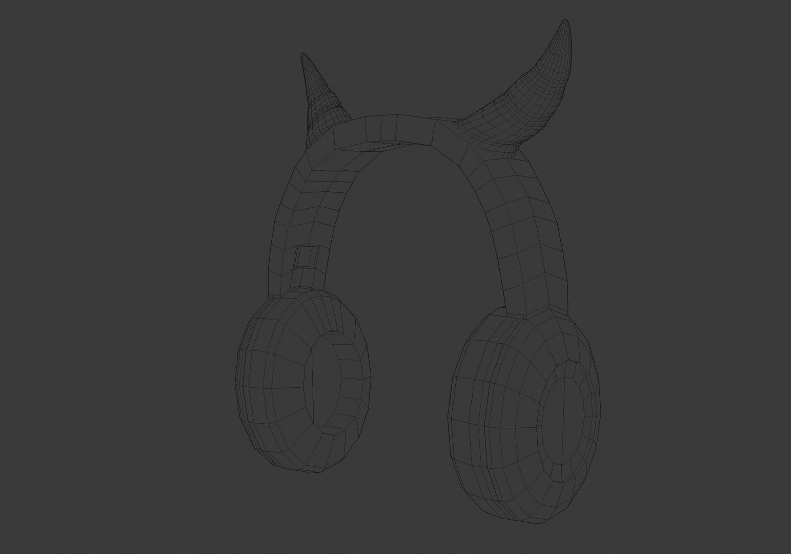 3D devil horns headphones model - TurboSquid 1912860