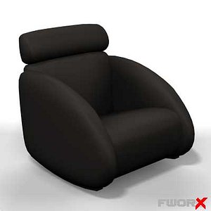3d model armchair chair