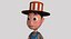 boy cartoon hat 3d dxf
