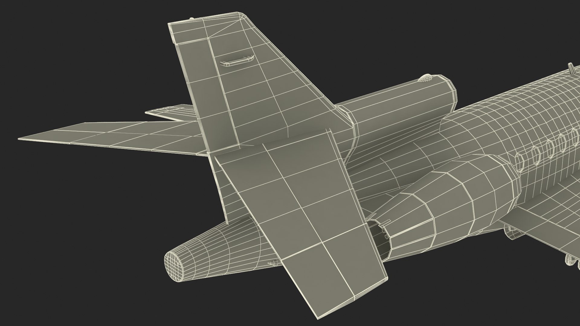 Business Jet Plane Rigged 3D Model - TurboSquid 2390111