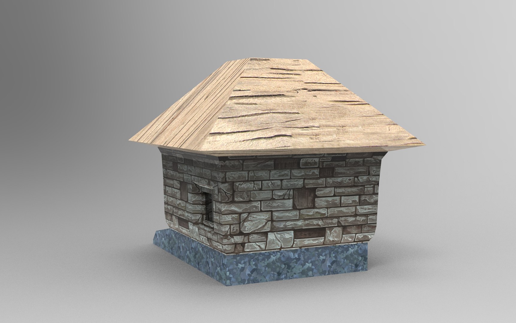 3D Model Little House For Game - TurboSquid 1949596