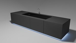 Game ready SINK 3D model