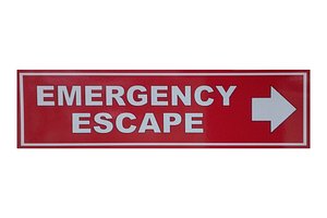 Emergency Escape Poster model