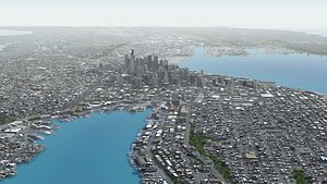 3D American City