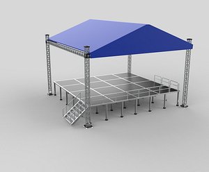 3D stage 3D model