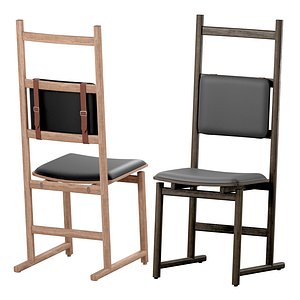 shaker dining chair neri 3D