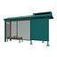 Bus Stop USA Low-poly 3D model Low-poly 3D model 3D model