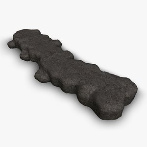 3D Rock Walkway 1 - Base model