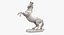 Estatua de caballo encabritado